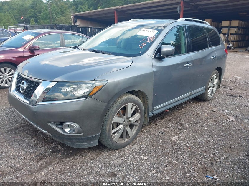 2015 Nissan Pathfinder, Звичайний знос, IAAI, VIN 5N1AR2MNXFC670489 — фото 2