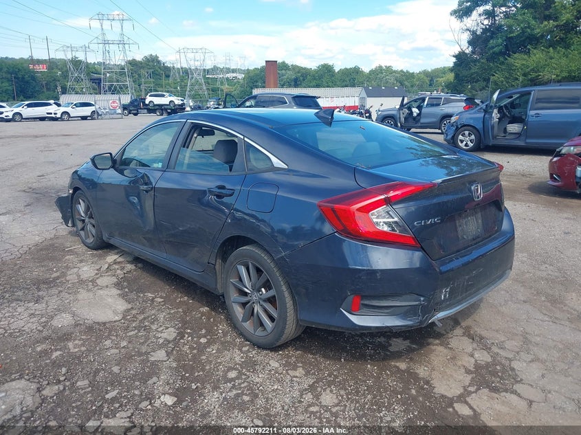 Vin: jhmfc1f35kx007978, lot: 46291042, honda civic ex 20193