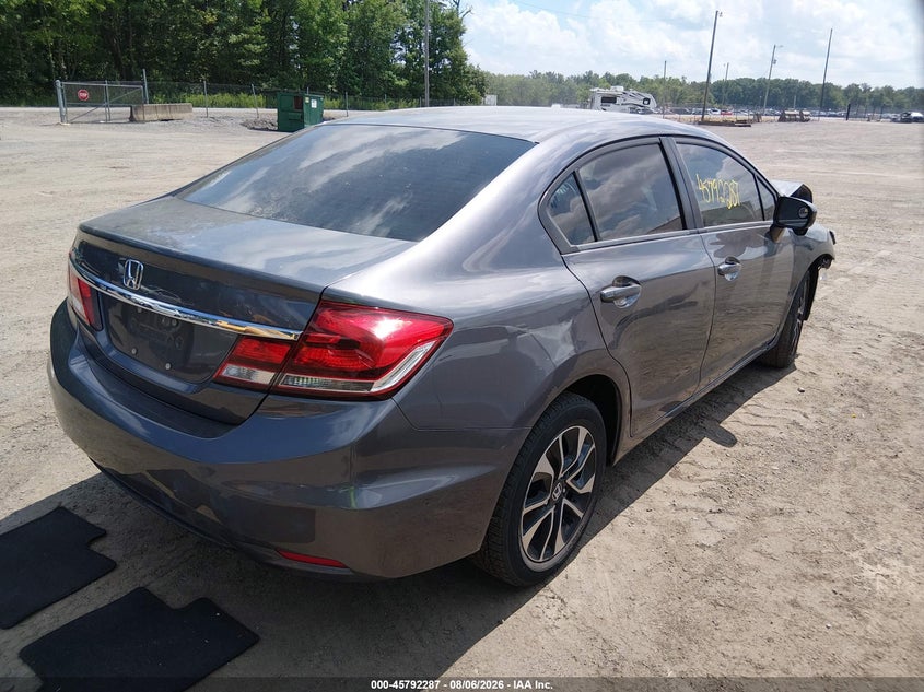 Vin: 19xfb2f83ee218574, lot: 46291118, honda civic ex 20144