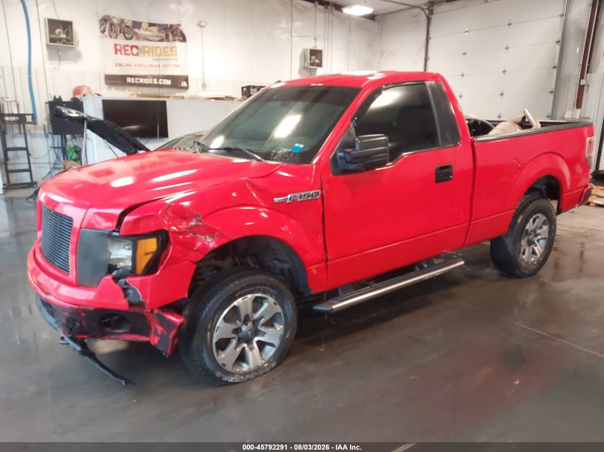 Vin: 1ftmf1ef2efb13956, lot: 46291122, ford f-150 stx 20142