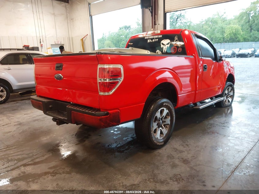 Vin: 1ftmf1ef2efb13956, lot: 46291122, ford f-150 stx 20144