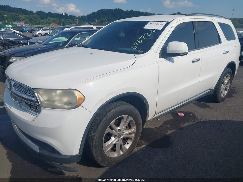 Vin: 1c4rdjdg4dc676724, lot: 46291129, dodge durango crew 20132