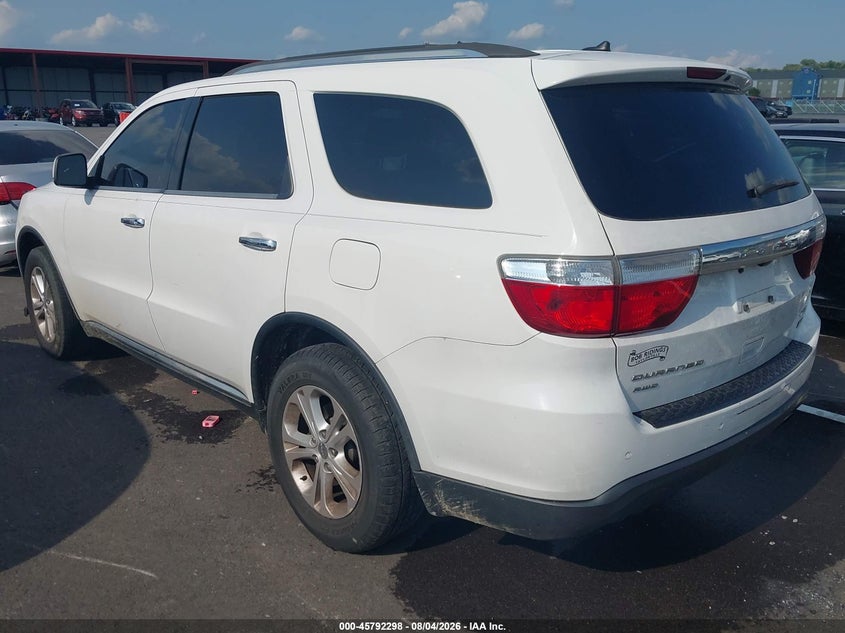 Vin: 1c4rdjdg4dc676724, lot: 46291129, dodge durango crew 20133