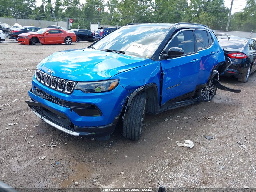 Vin: 3c4njdcnxpt500679, lot: 46291142, jeep compass limited 4x4 20232