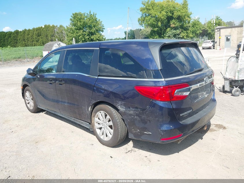 Vin: 5fnrl6h20kb094845, lot: 46291152, honda odyssey lx 20193