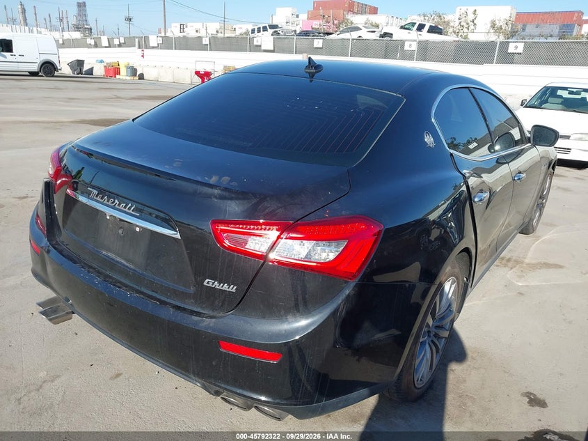 MASERATI GHIBLI 2017 VIN ZAM57XSAXH1262609