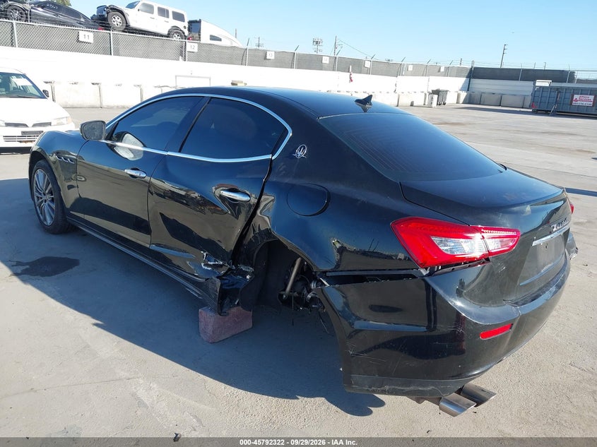 MASERATI GHIBLI 2017 VIN ZAM57XSAXH1262609