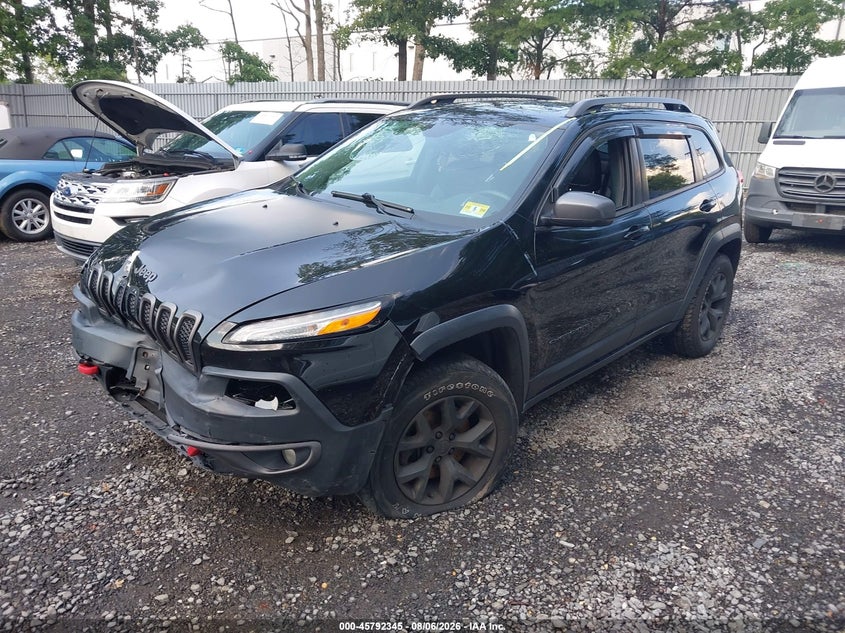 Vin: 1c4pjmbx6jd610122, lot: 46291176, jeep cherokee trailhawk 4x4 20182