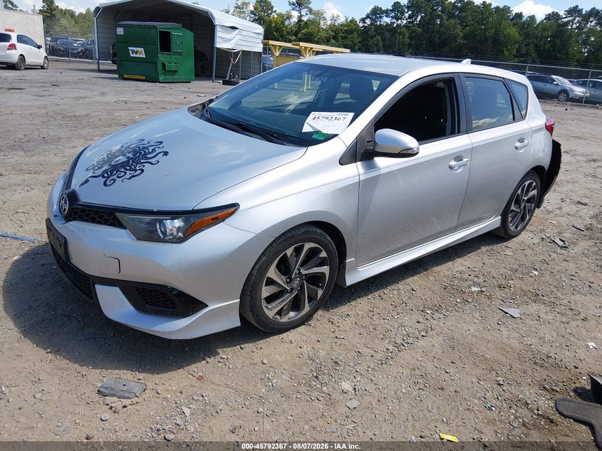 Vin: jtnkarje4gj517354, lot: 46291198, scion im 20162