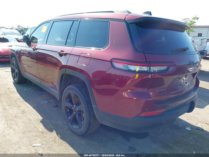 Vin: 1c4rjkag1p8809644, lot: 46291202, jeep grand cherokee l altitude 4x4 20233