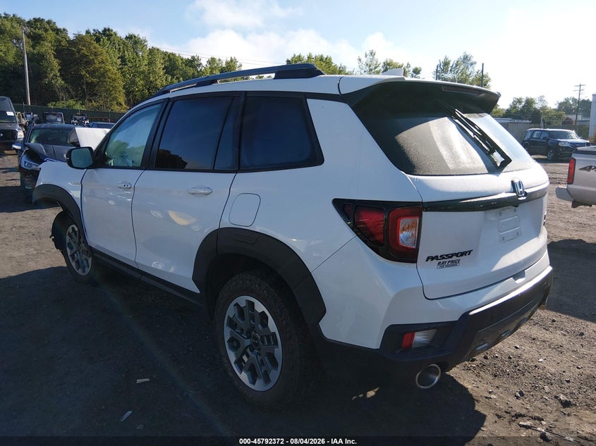 Vin: 5fnyf8h68sb013589, lot: 46291203, honda passport awd trailsport 20253