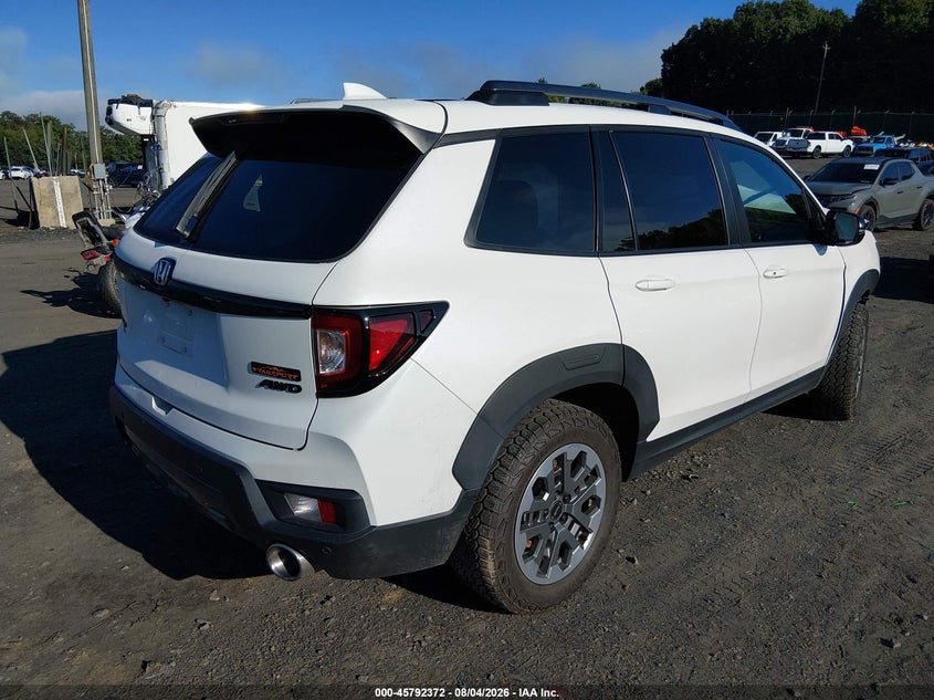 Vin: 5fnyf8h68sb013589, lot: 46291203, honda passport awd trailsport 20254