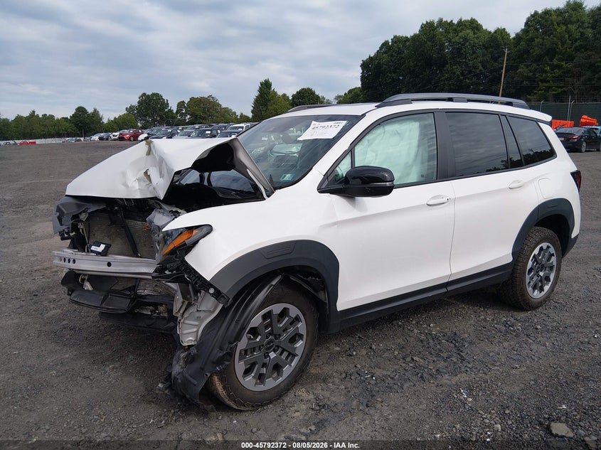 Vin: 5fnyf8h68sb013589, lot: 46291203, honda passport awd trailsport 20252