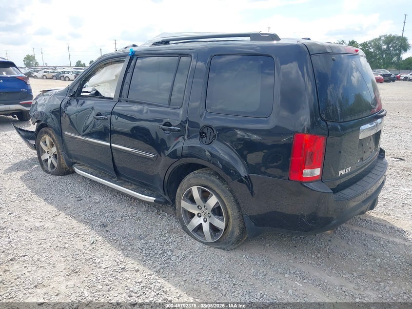 Vin: 5fnyf4h92db021614, lot: 46291206, honda pilot touring 20133