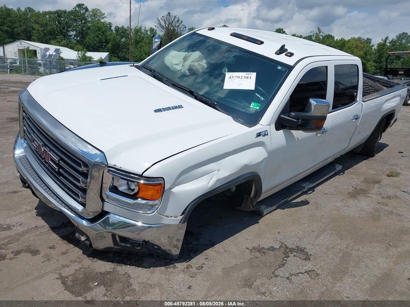 Vin: 1gt12te88gf150198, lot: 46291212, gmc sierra 2500hd slt 20162