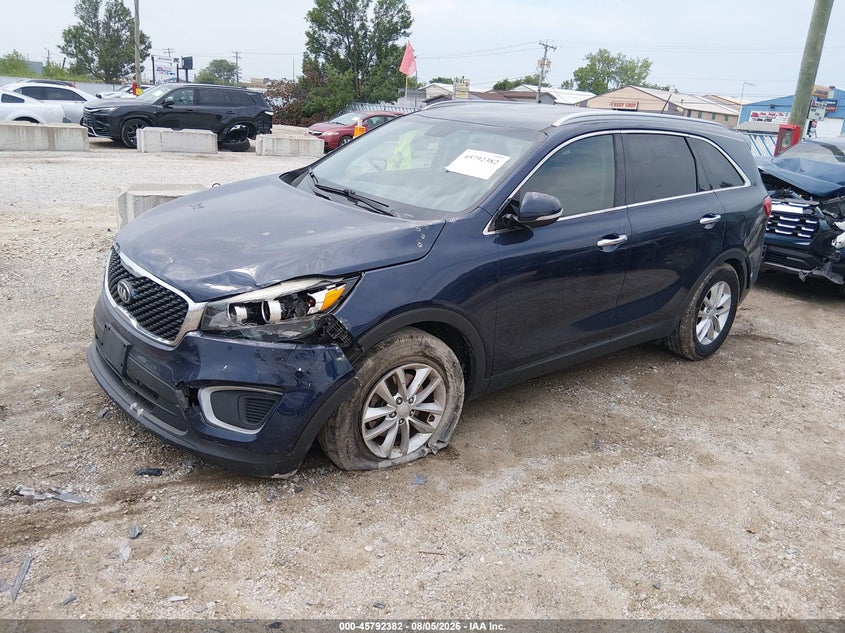 Vin: 5xypg4a58hg250099, lot: 46291213, kia sorento 3.3l lx 20172