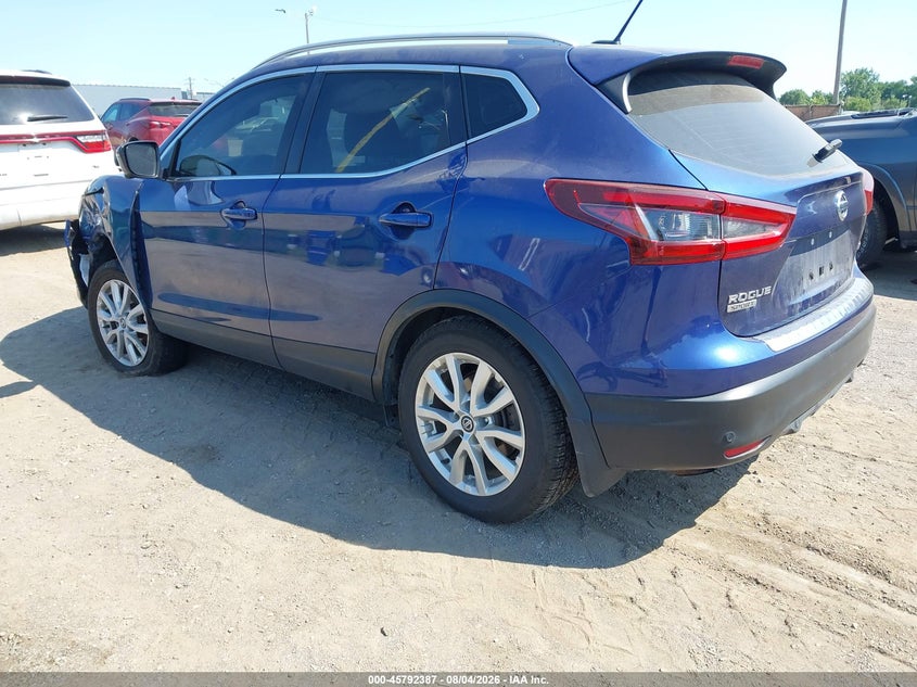 Vin: jn1bj1bw3nw489238, lot: 46291218, nissan rogue sport sv awd xtronic cvt 20223