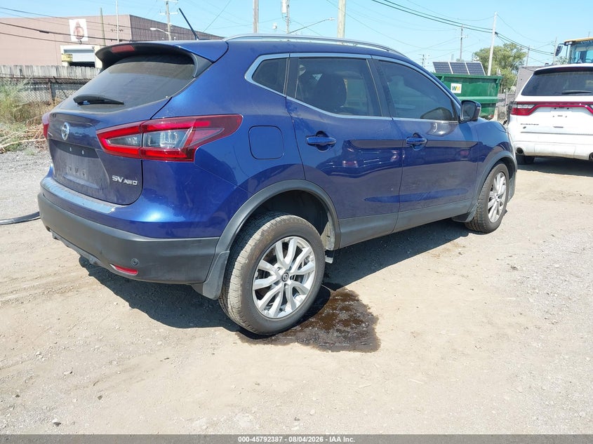Vin: jn1bj1bw3nw489238, lot: 46291218, nissan rogue sport sv awd xtronic cvt 20224