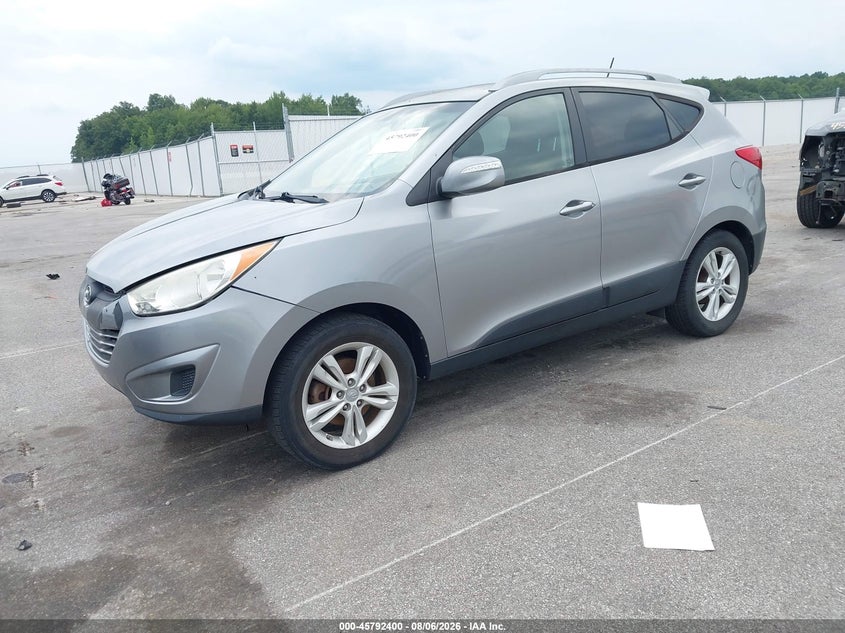 Vin: km8ju3ac0cu400989, lot: 46291231, hyundai tucson gls 20122
