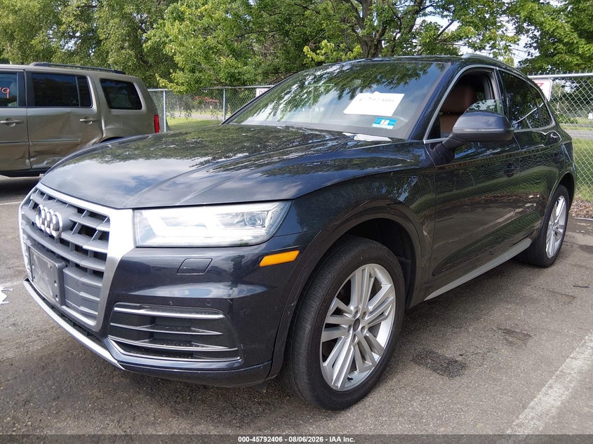 Vin: wa1bnafy9j2187574, lot: 46291237, audi q5 2.0t premium/2.0t tech premium 20182