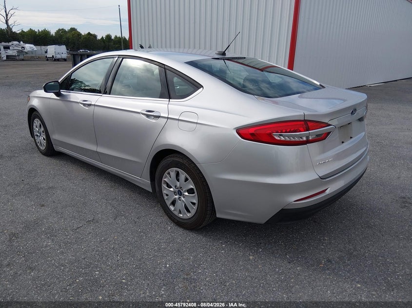 Vin: 3fa6p0g74kr274030, lot: 46291239, ford fusion s 20193