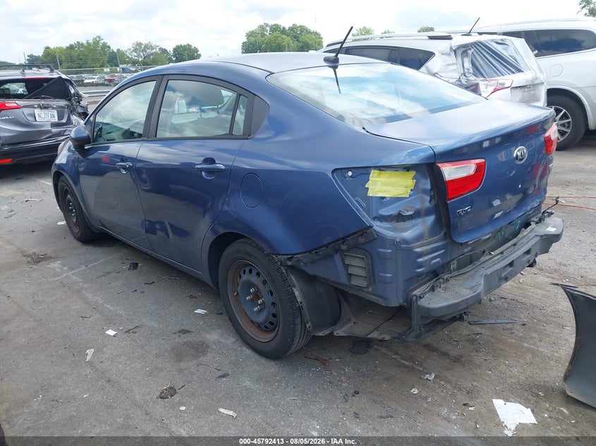Vin: knadm4a38g6664136, lot: 46291244, kia rio lx 20163