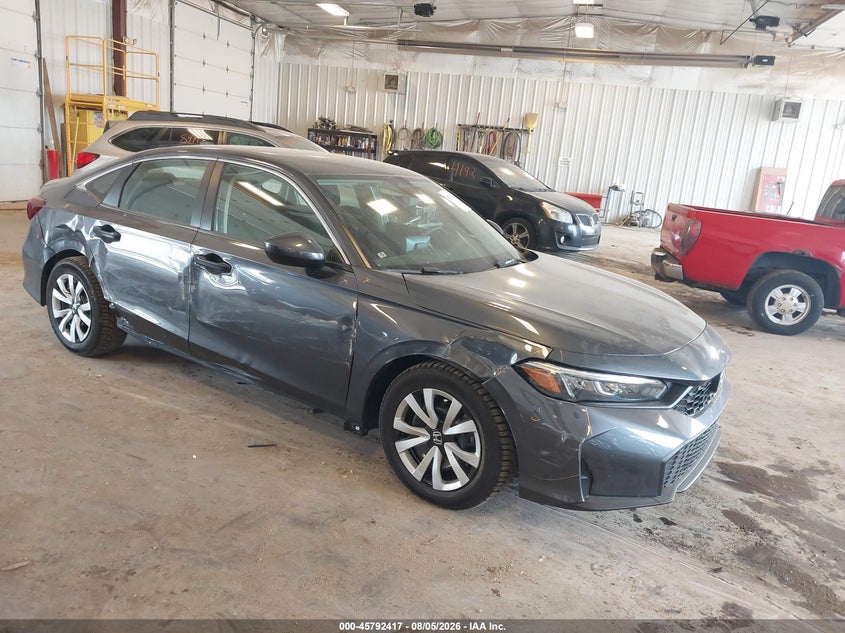 Vin: 2hgfe2f2xsh524496, lot: 46291248, honda civic lx 2025 img_1