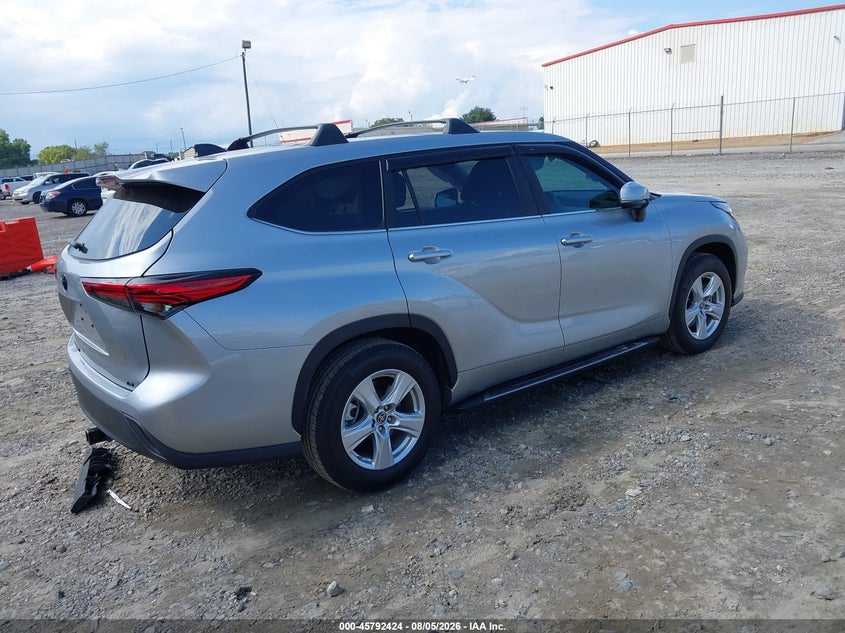 Vin: 5tdkdrah2ps014267, lot: 46291255, toyota highlander le 20234