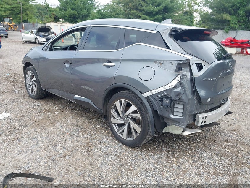 Vin: 5n1az2cs8ln159547, lot: 46291264, nissan murano sl intelligent awd 20203