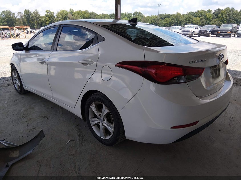 HYUNDAI ELANTRA 2016 VIN 5NPDH4AE6GH747322