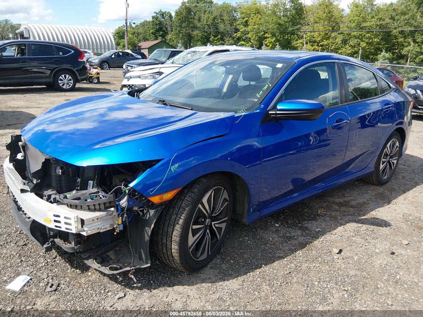 Vin: 19xfc1f44he207091, lot: 46291289, honda civic ex-t 20172