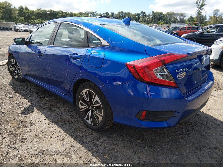 Vin: 19xfc1f44he207091, lot: 46291289, honda civic ex-t 20173
