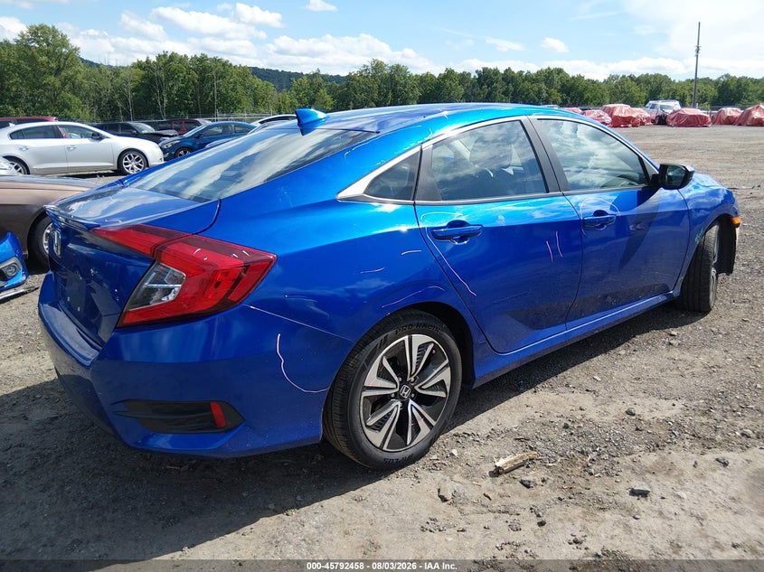 Vin: 19xfc1f44he207091, lot: 46291289, honda civic ex-t 20174