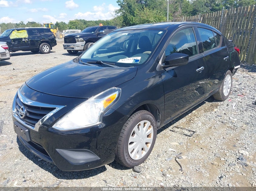 Vin: 3n1cn7ap8jl803522, lot: 46291296, nissan versa 1.6 sv 20182