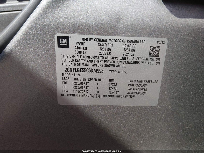 2012 CHEVROLET EQUINOX LTZ · Photo 9