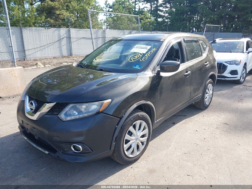 Vin: knmat2mv0gp681808, lot: 46291327, nissan rogue s/sl/sv 20162