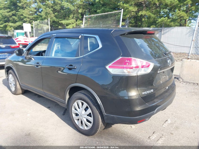 Vin: knmat2mv0gp681808, lot: 46291327, nissan rogue s/sl/sv 20163