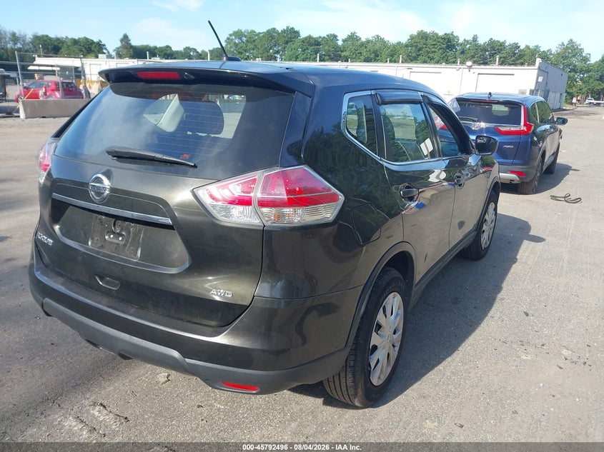 Vin: knmat2mv0gp681808, lot: 46291327, nissan rogue s/sl/sv 20164