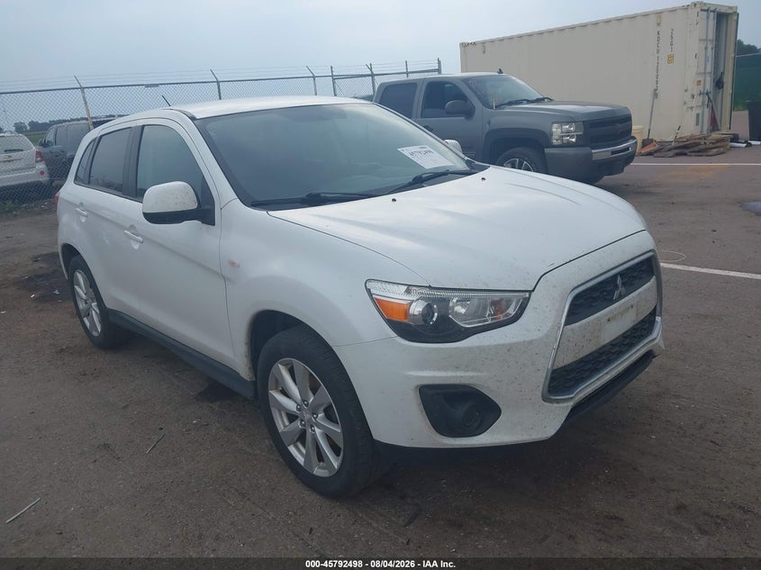 Vin: 4a4ar3au8de016252, lot: 46291329, mitsubishi outlander sport es 2013 img_1
