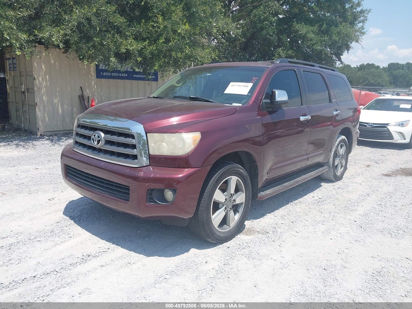 2008 Toyota Sequoia, Обычный износ, IAAI, VIN 5TDZY68A08S009340 — фото 2
