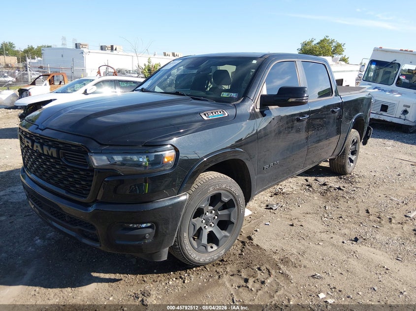 Vin: 1c6rrffg5sn512922, lot: 46291343, ram 1500 big horn  4x4 5'7 box 20252