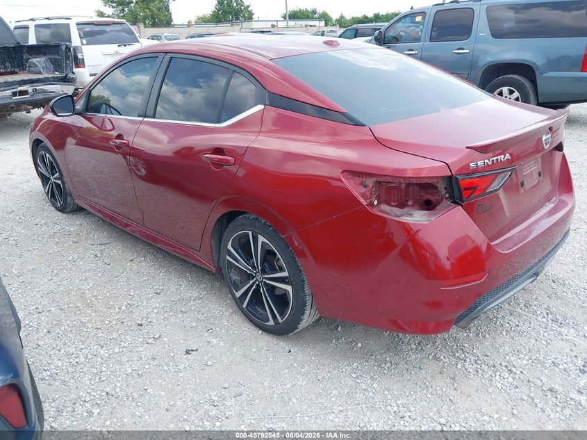 Vin: 3n1ab8dv4my241979, lot: 46291376, nissan sentra sr xtronic cvt 20213