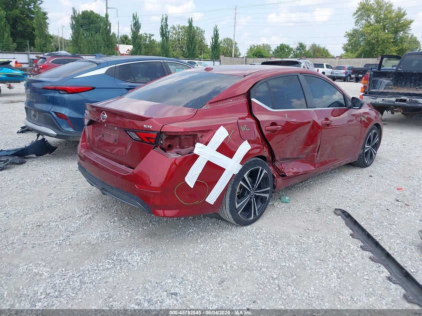 Vin: 3n1ab8dv4my241979, lot: 46291376, nissan sentra sr xtronic cvt 20214