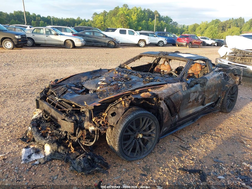 Vin: 1g1yu2d61g5604714, lot: 46291380, chevrolet corvette z06 20162