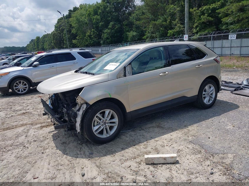 Vin: 2fmpk3j9xjbc18515, lot: 46291385, ford edge sel 20182