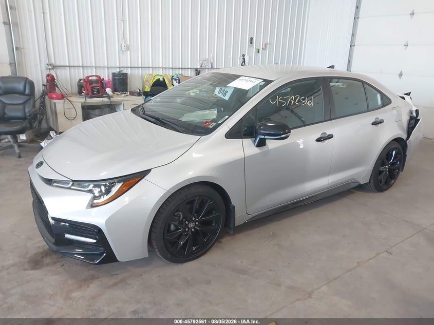 Vin: 5yfs4rce6lp049318, lot: 46291392, toyota corolla se nightshade edition 20202