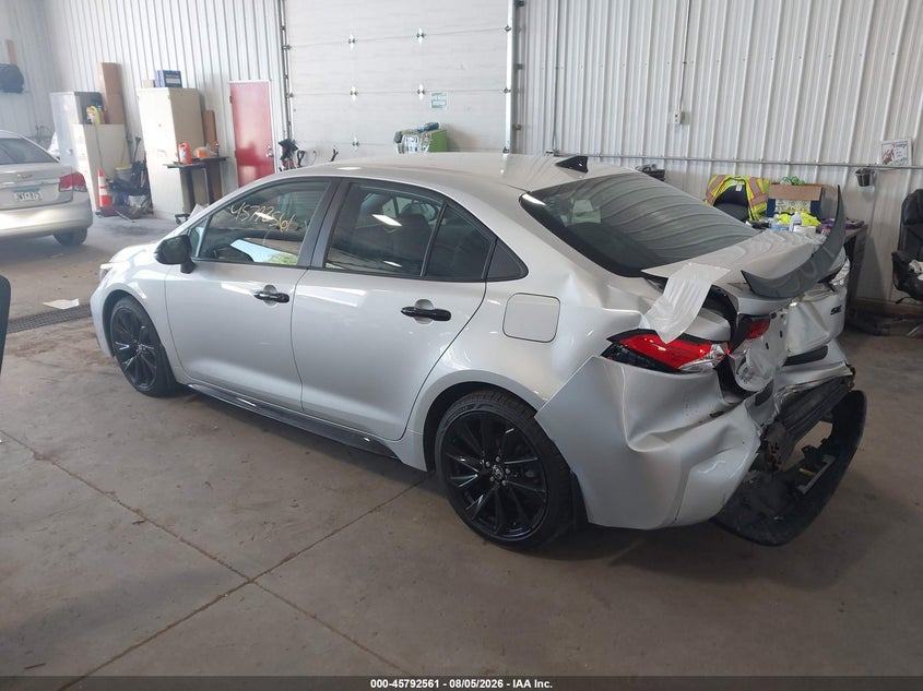 Vin: 5yfs4rce6lp049318, lot: 46291392, toyota corolla se nightshade edition 20203