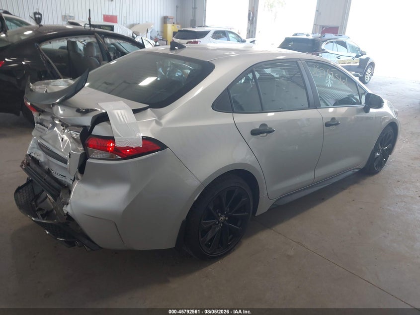 Vin: 5yfs4rce6lp049318, lot: 46291392, toyota corolla se nightshade edition 20204