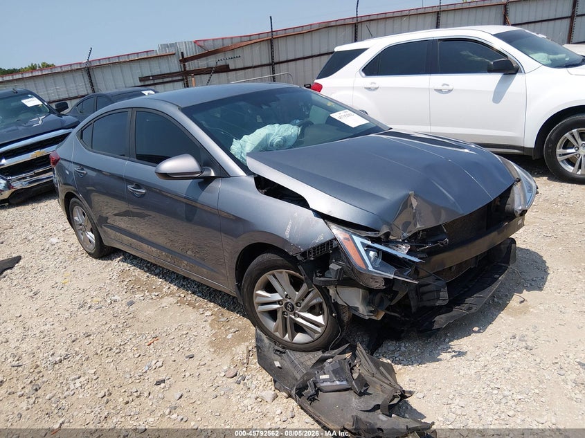 Vin: kmhd84lf1ku825019, lot: 46291393, hyundai elantra sel 2019 img_1