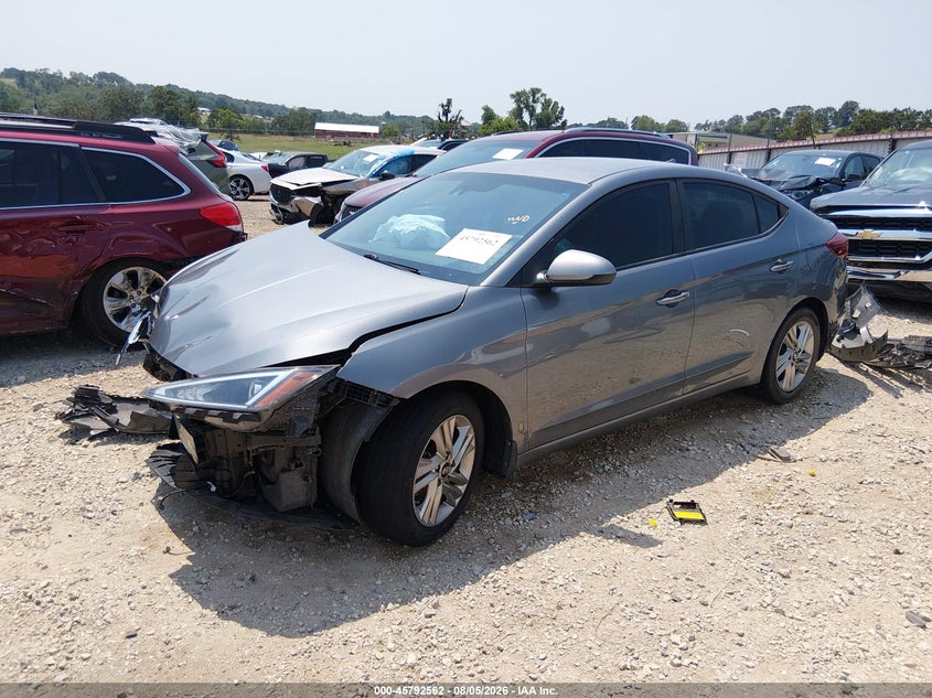 Vin: kmhd84lf1ku825019, lot: 46291393, hyundai elantra sel 20192